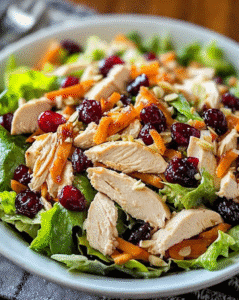 asian chicken cranberry salad