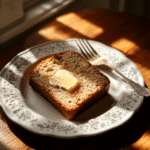 Discover the Ultimate Banana Bread Recipe for Perfectly Moist Results 9 Slice of banana bread with melting butter on plate