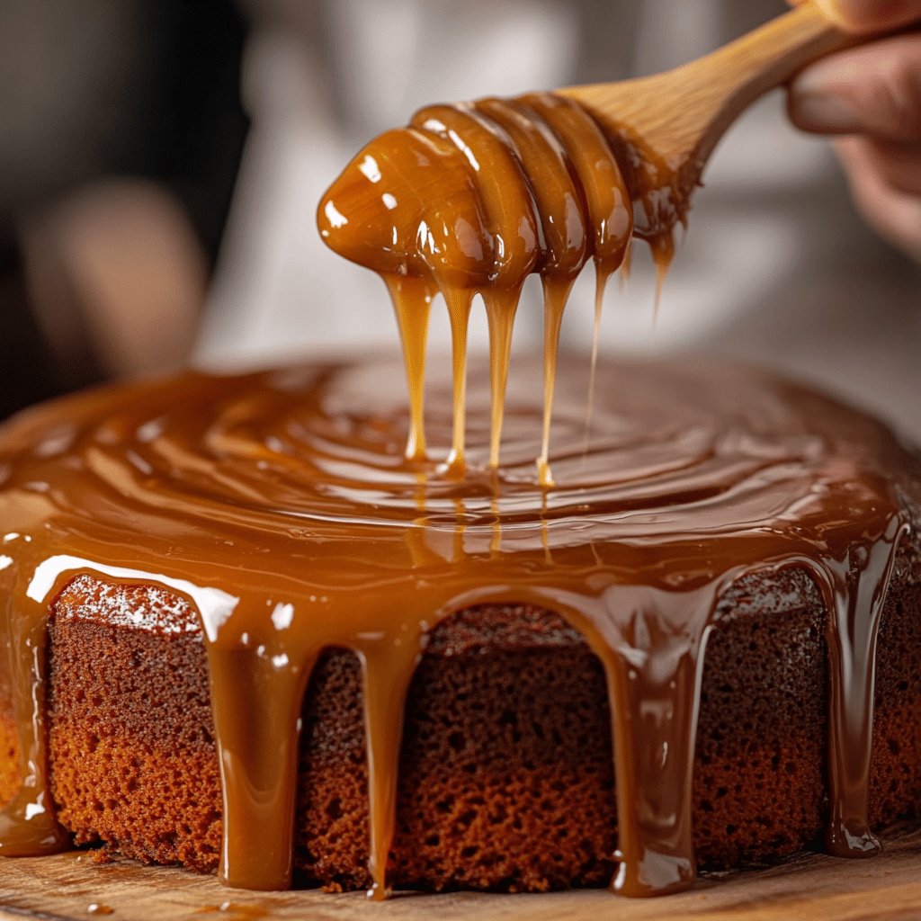 Indulge in Irresistible Butter Pecan Praline Poke Cake Delight 11 Poking Butter Pecan Praline Poke Cake for soaking glaze