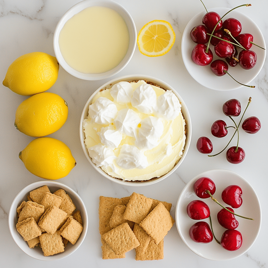 Irresistible Easy Cherry Lemon Cheesecake Recipe for Dessert Lovers 10 ingredients for easy cherry lemon cheesecake