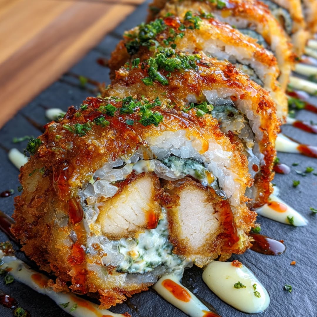crispy chicken tempura roll