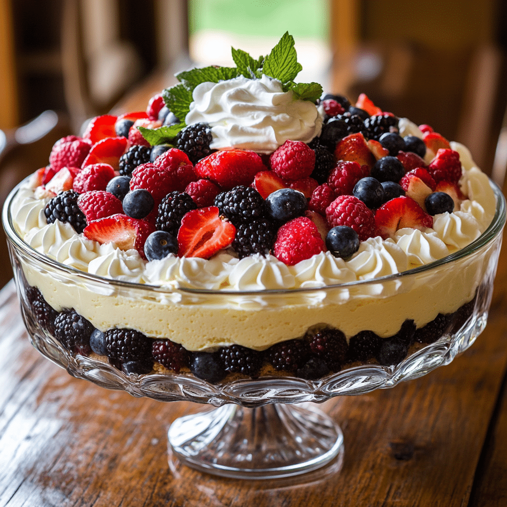 Fruit salad cheesecake in glass bowl