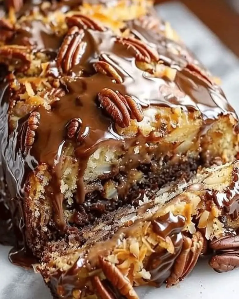 german chocolate pecan pound cake