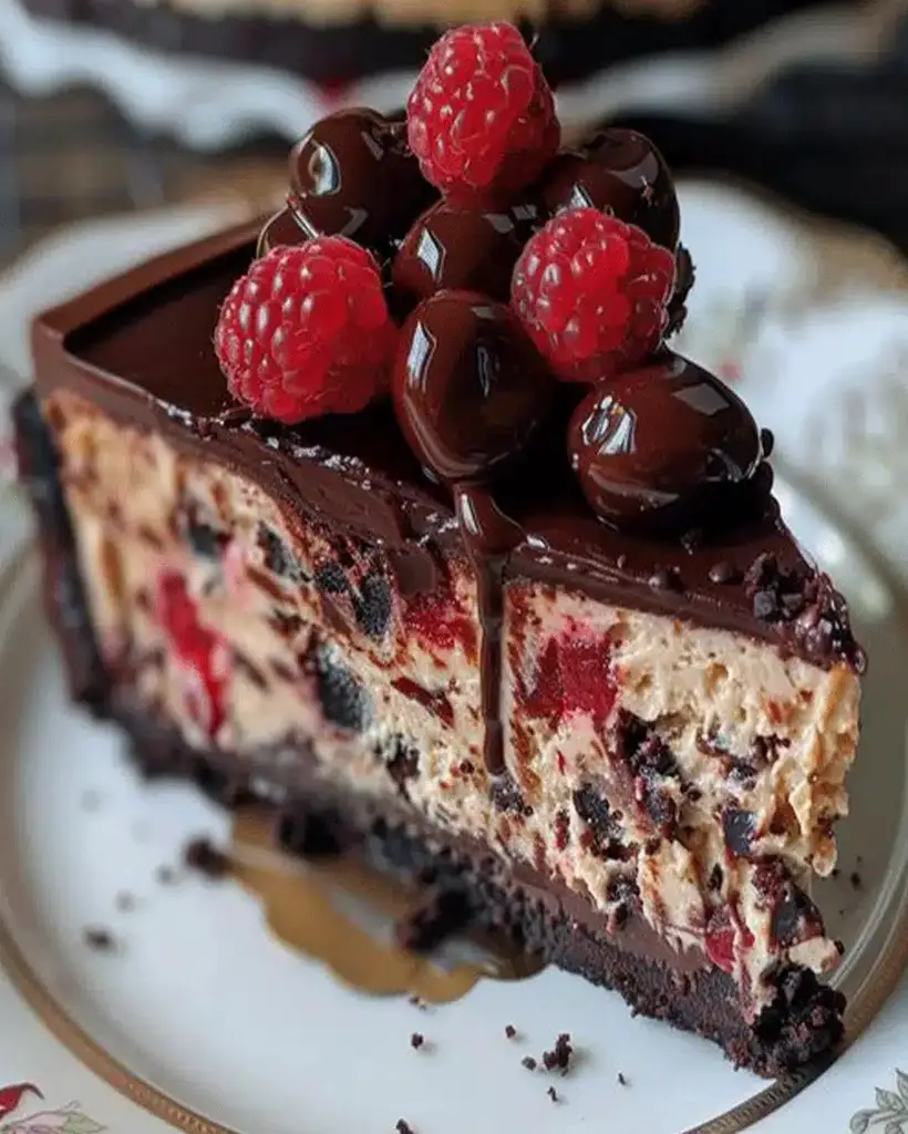 heavenly black forest cheesecake recipe