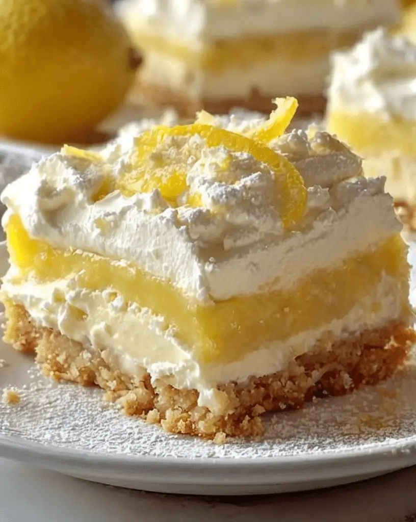 lazy day lemon cream pie bars