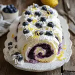 Irresistible Lemon Blueberry Cheesecake Swirl Roll Recipe for Any Occasion 5 Slice of Lemon Blueberry Cheesecake Swirl Roll