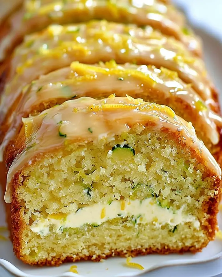 lemon zucchini cake cream cheese