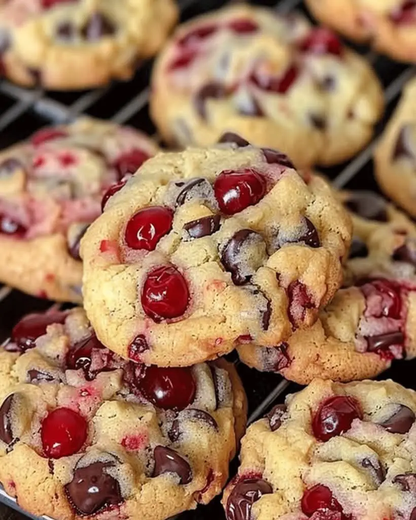 maraschino cherry chocolate chip cookies