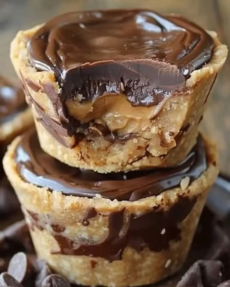 mini chocolate peanut butter pies