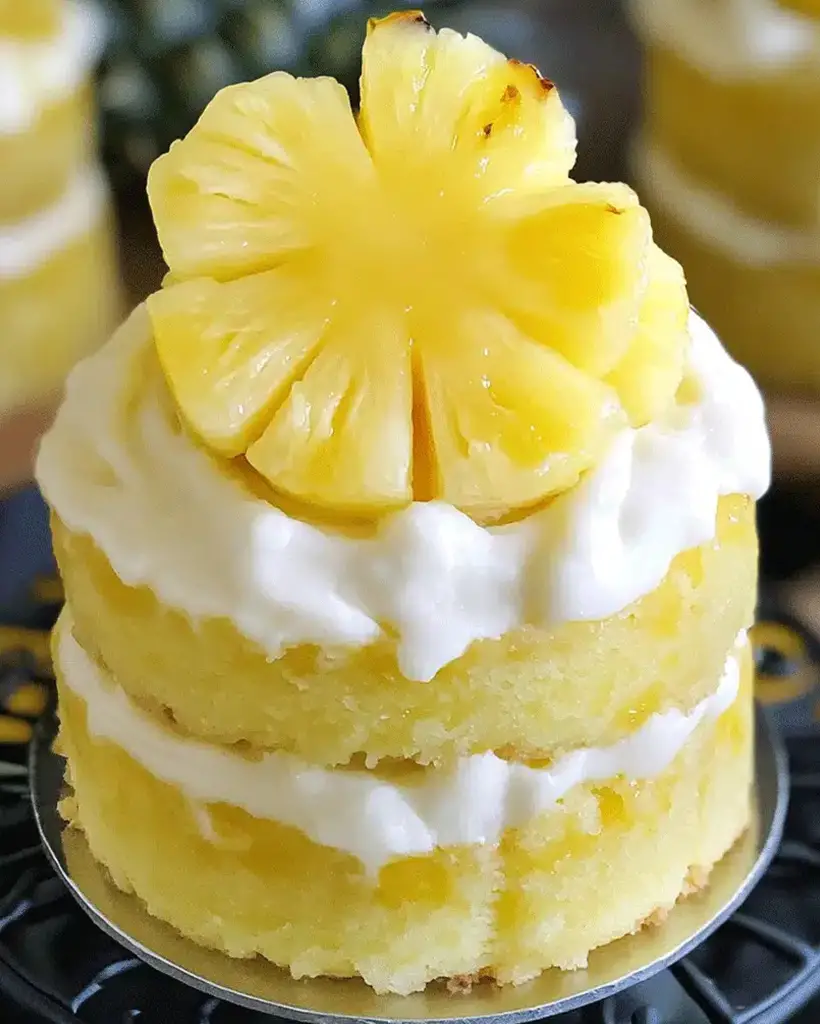 mini pineapple cakes recipe