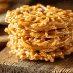 Deliciously Simple Peanut Butter Haystacks Recipe for Sweet Cravings 5 Peanut Butter Haystacks cooling on parchment paper
