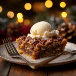 Irresistibly Easy Pecan Pie Dump Cake Recipe for Dessert Lovers 9 Served Pecan Pie Dump Cake with Ice Cream