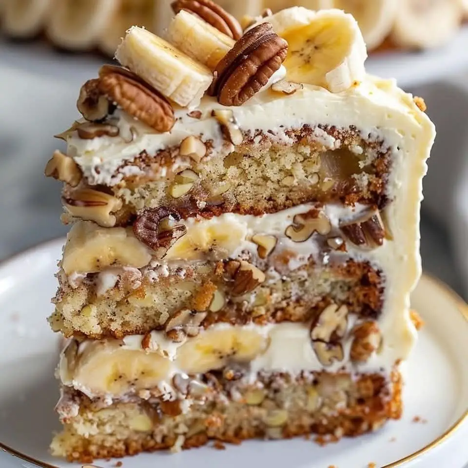 banana pecan cake recipe