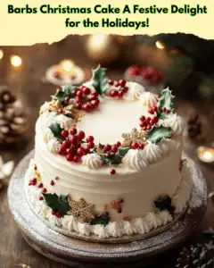 barbs christmas cake festive delight