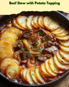 beef stew potato topping