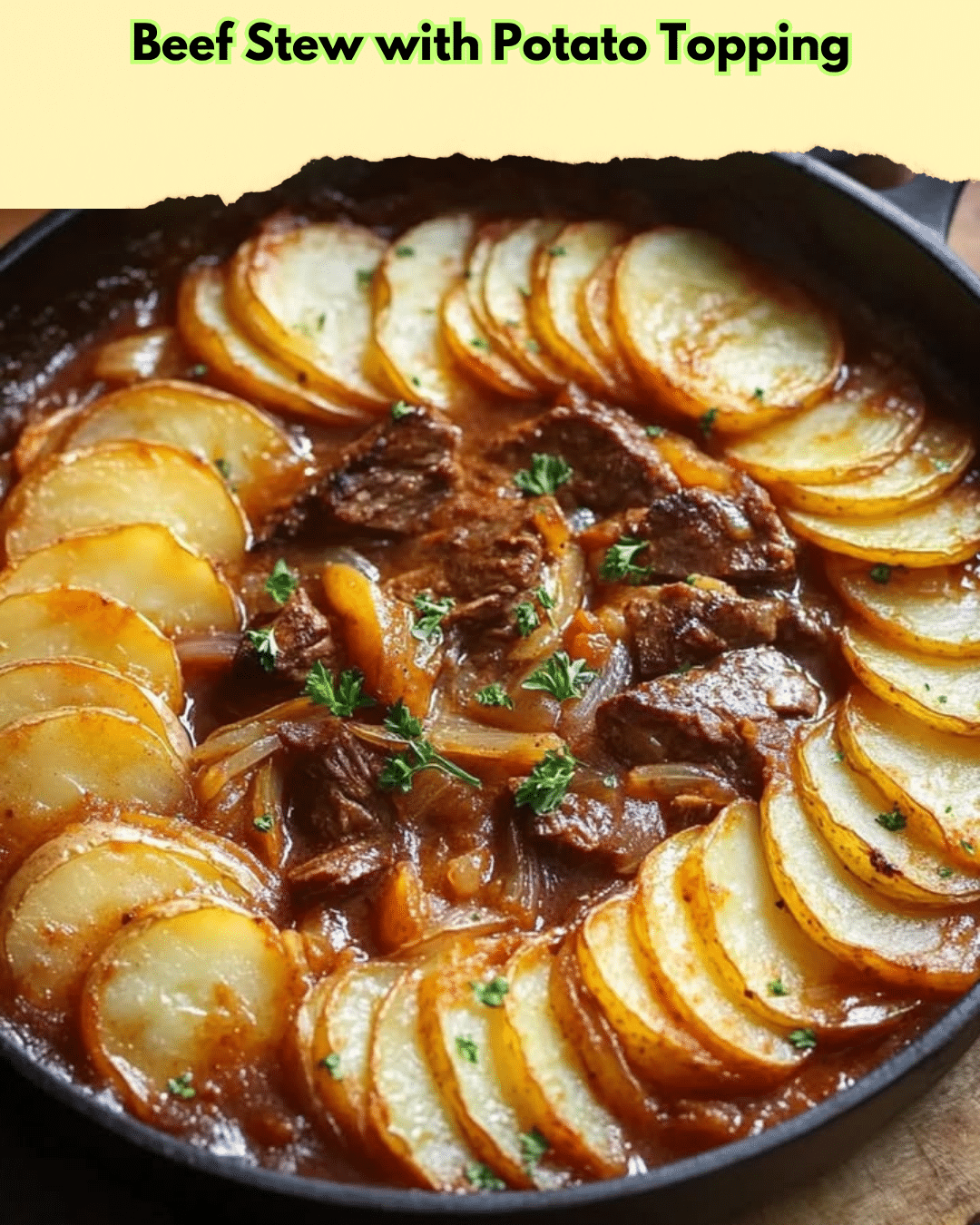 beef stew potato topping