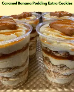 caramel banana pudding cookies