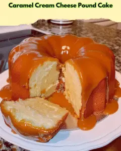 caramel cream cheese pound cake