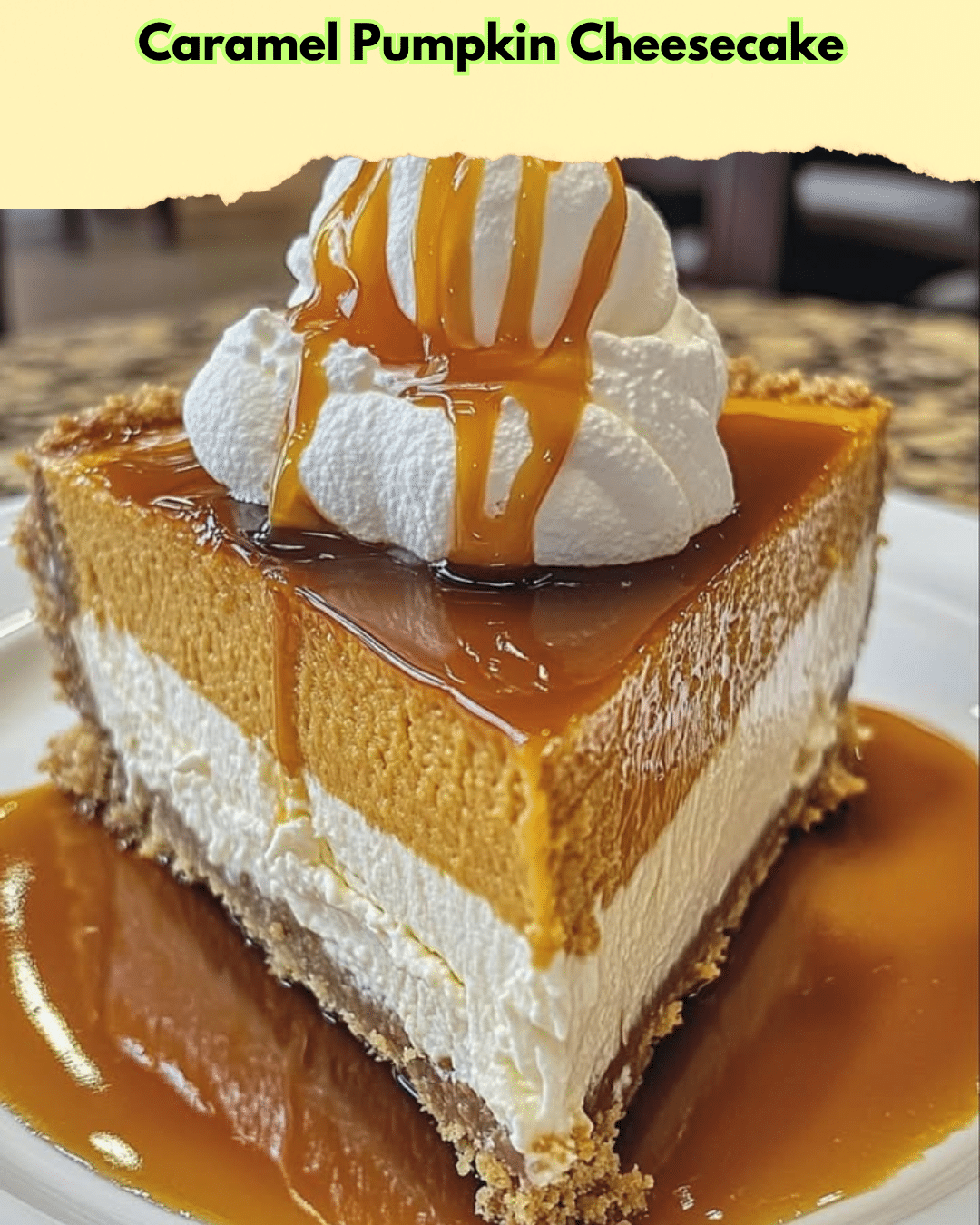 caramel pumpkin cheesecake recipe
