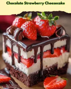 chocolate strawberry cheesecake recipe