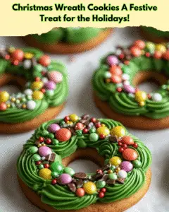 christmas wreath cookies