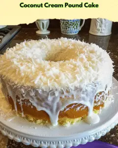 coconut cream pound cake