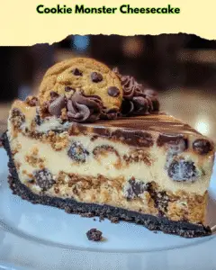 cookie monster cheesecake
