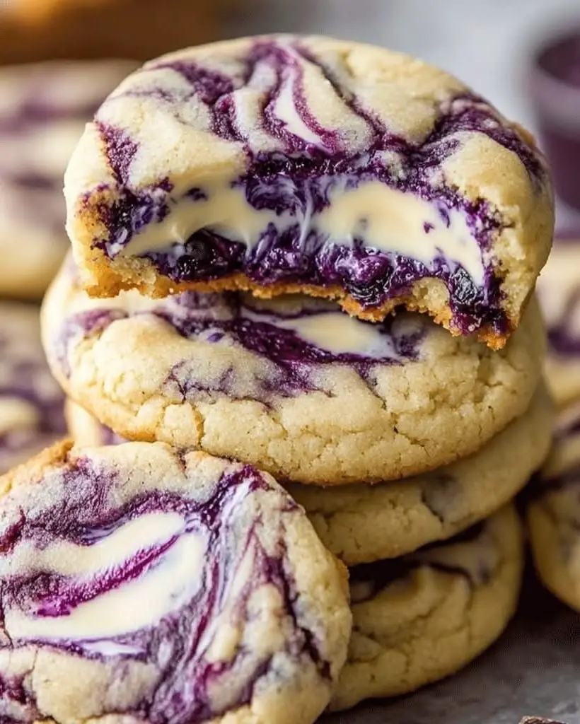easy blueberry cheesecake cookies