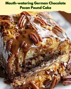 german chocolate pecan pound cake