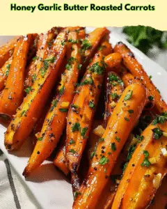 honey garlic butter roasted carrots