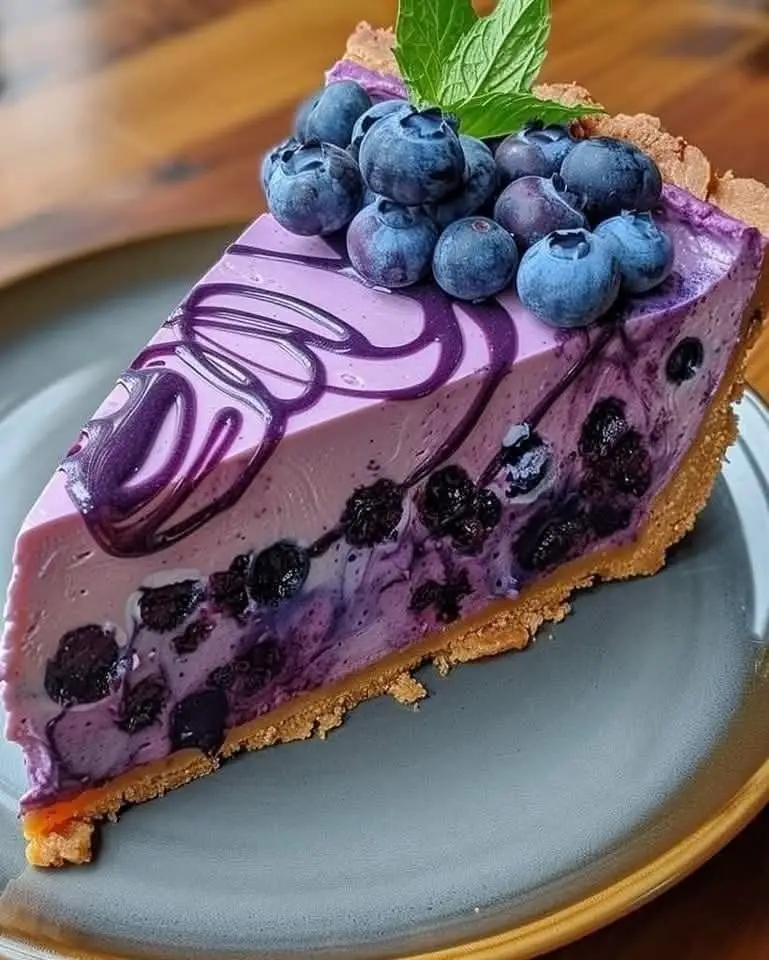 irresistible blueberry dream cheesecake