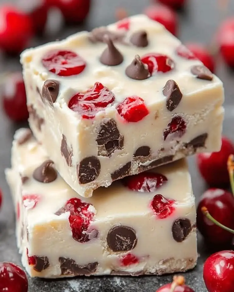 irresistible cherry garcia fudge