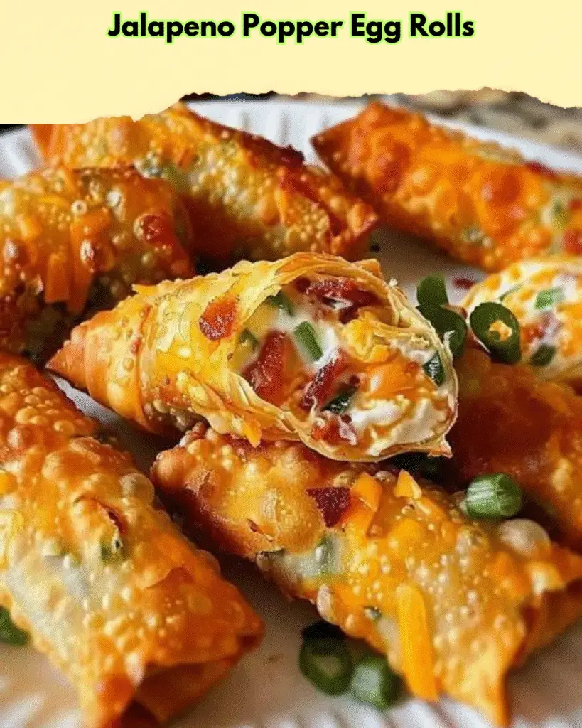 jalapeno popper egg rolls