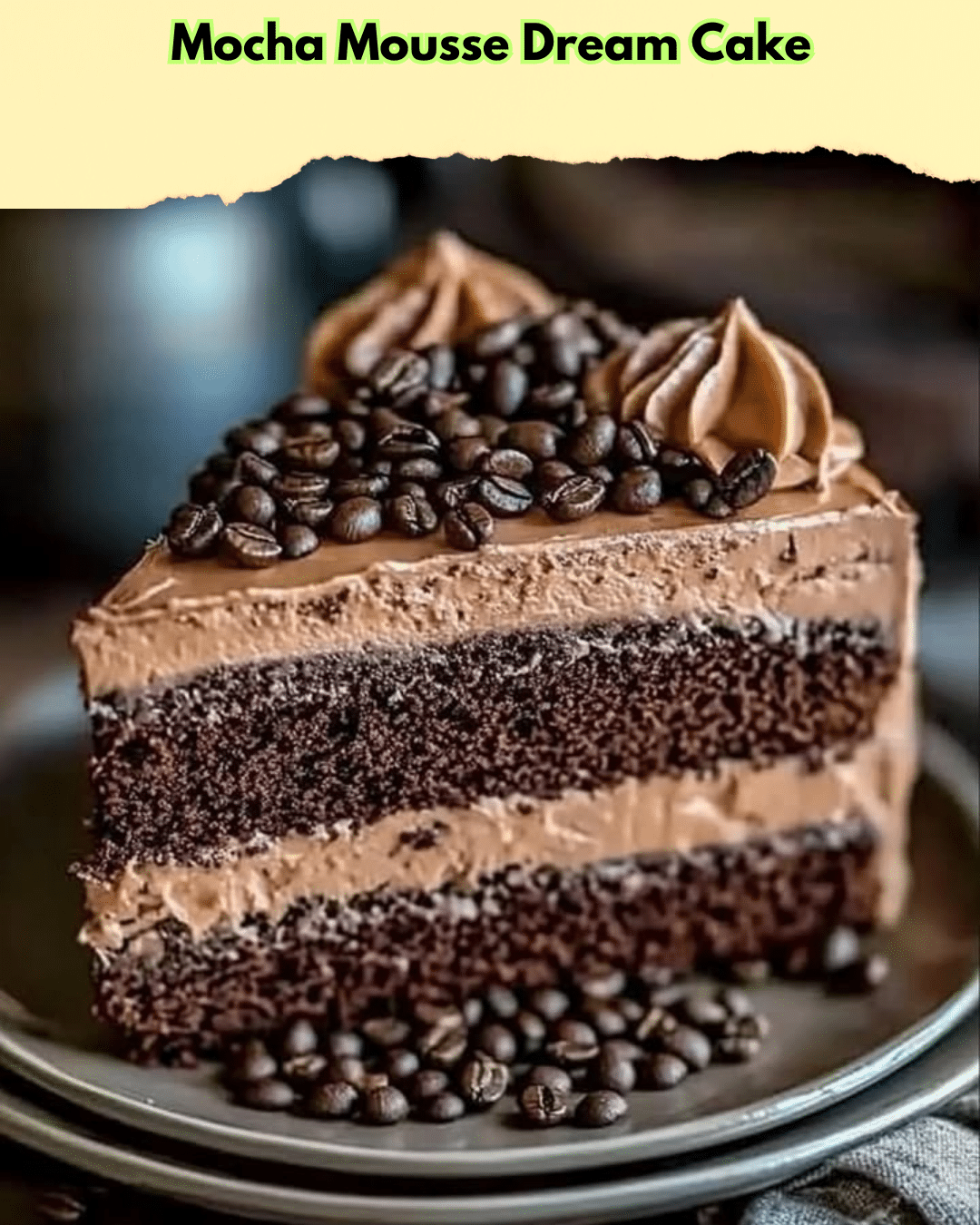 mocha mousse dream cake