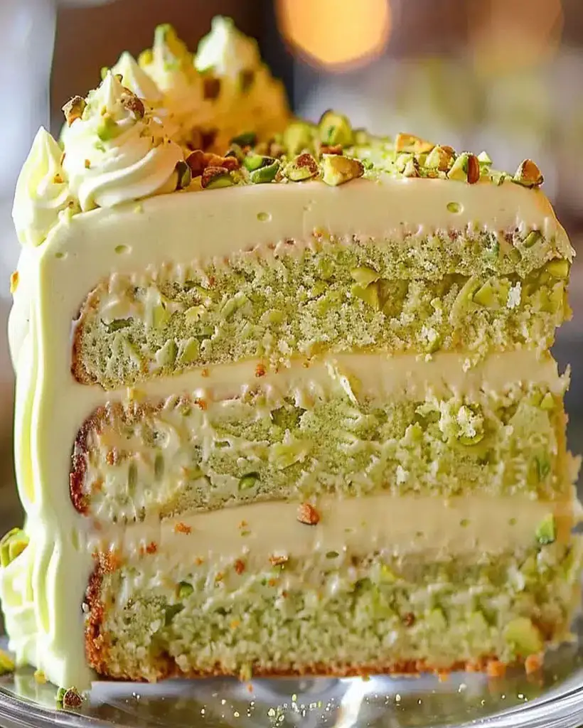 moist pistachio cake recipe