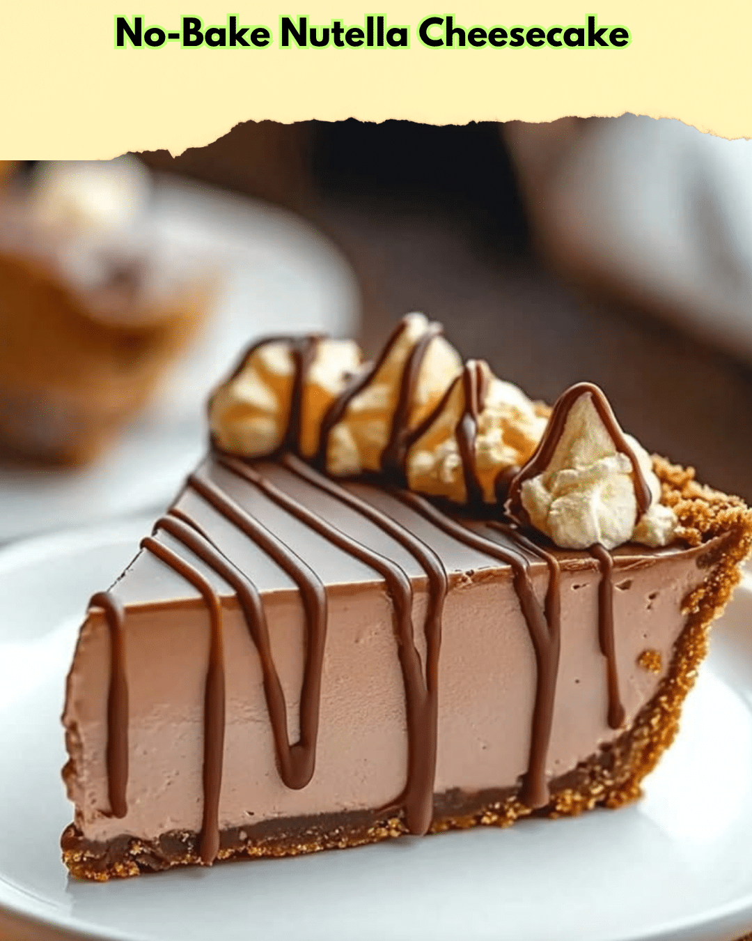 no bake nutella cheesecake