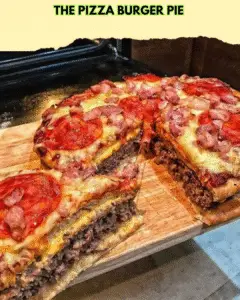 pizza burger pie recipe