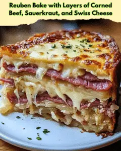 reuben bake corned beef swiss