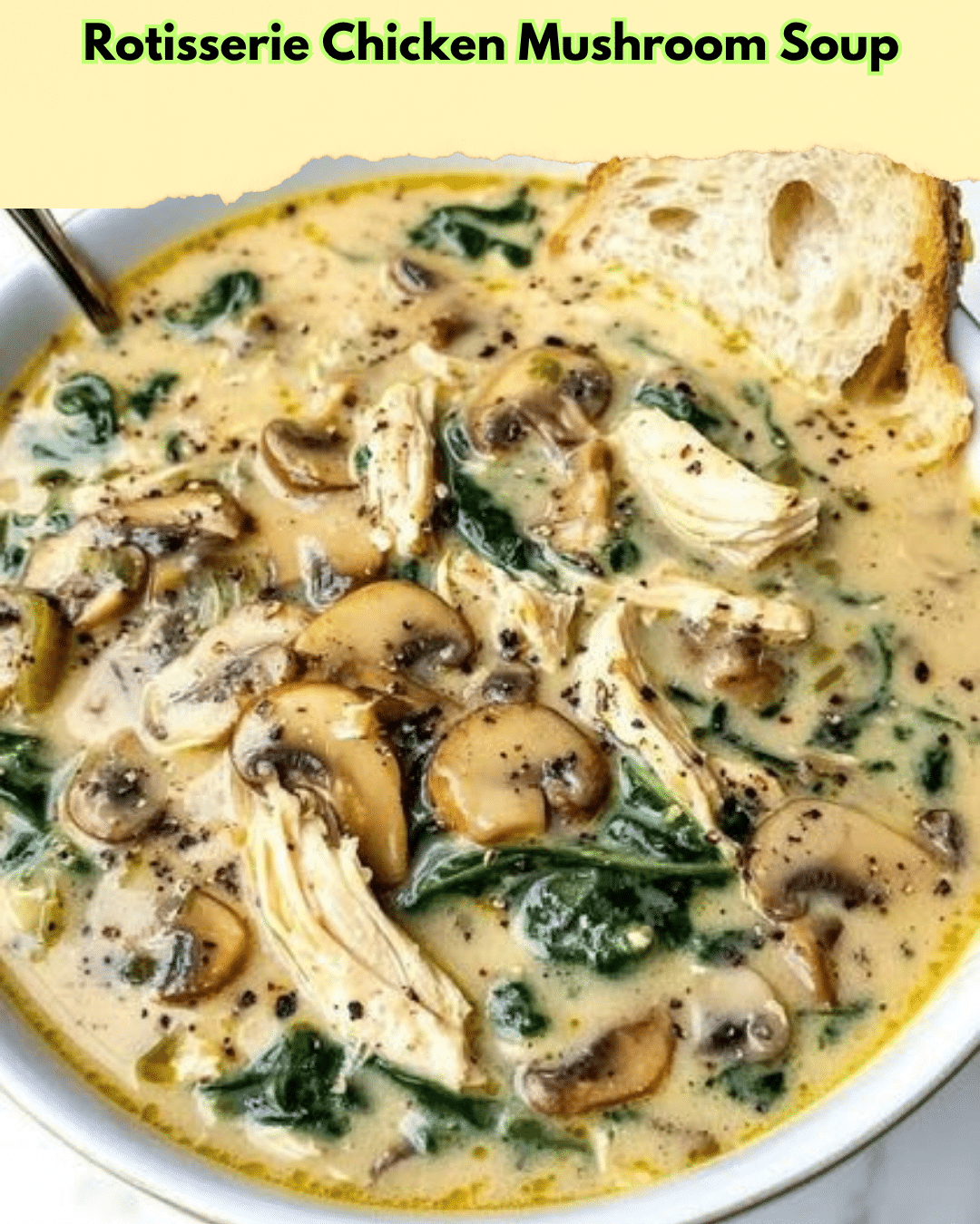 rotisserie chicken mushroom soup