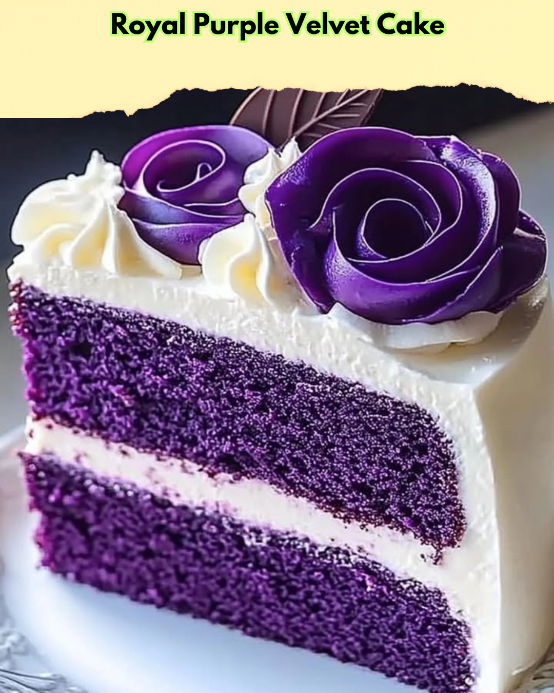 royal purple velvet cake