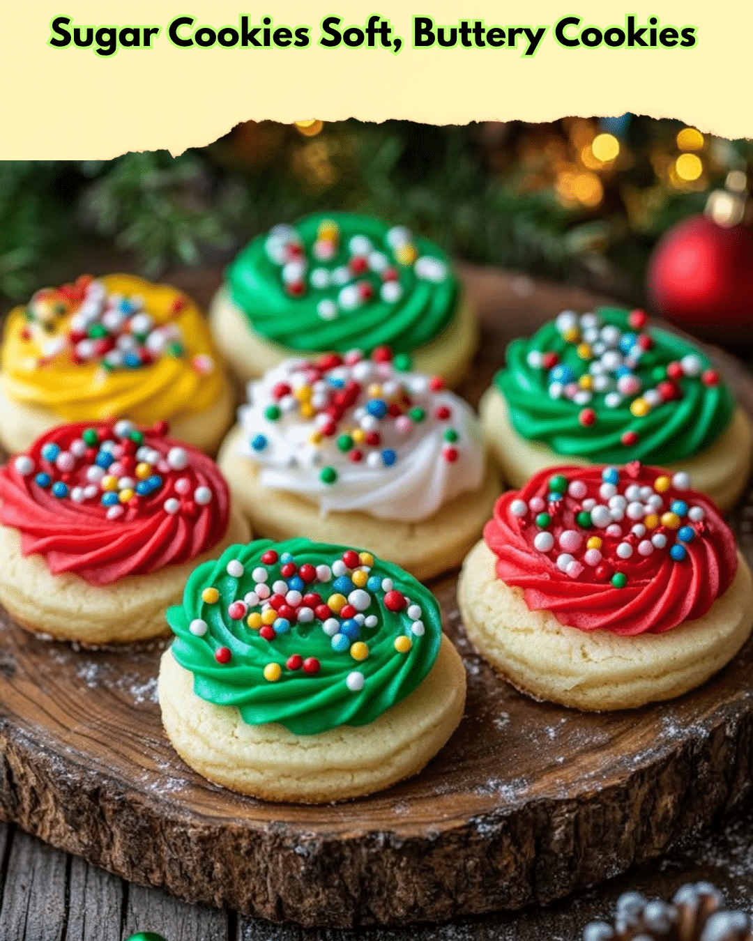sugar cookies recipe