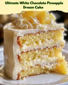 ultimate white chocolate pineapple cake
