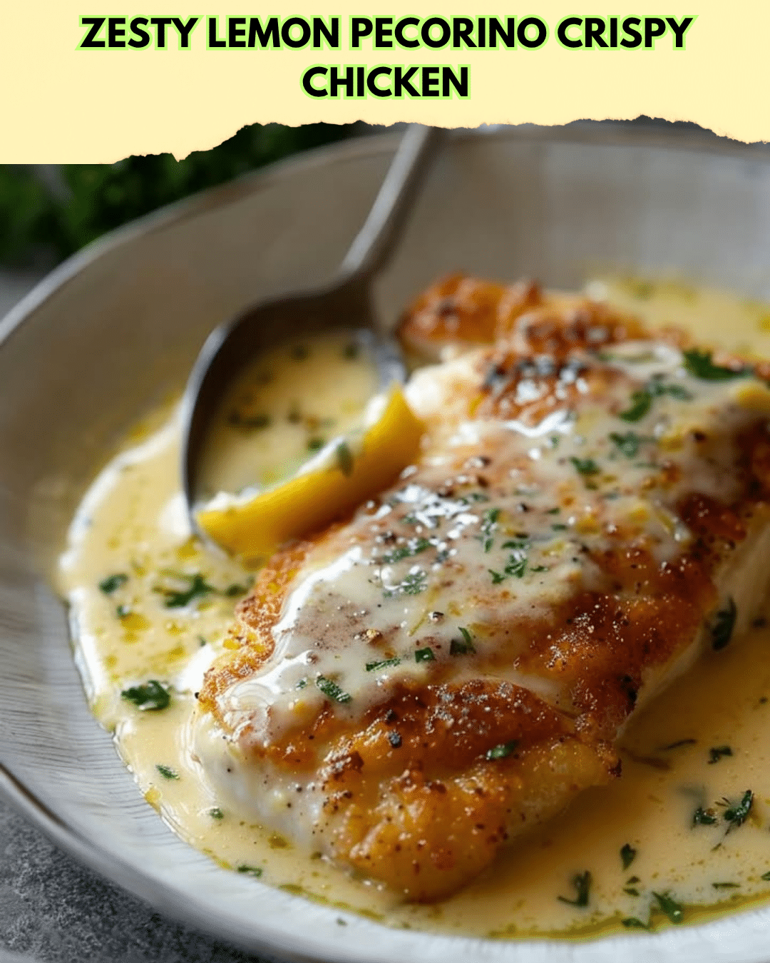 zesty lemon pecorino chicken