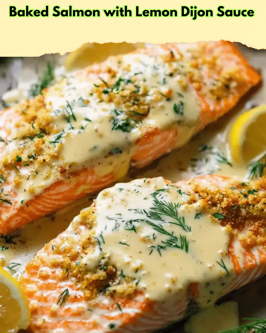 baked salmon lemon dijon sauce