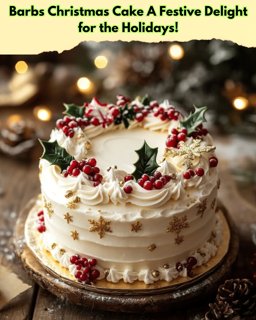 barbs christmas cake recipe