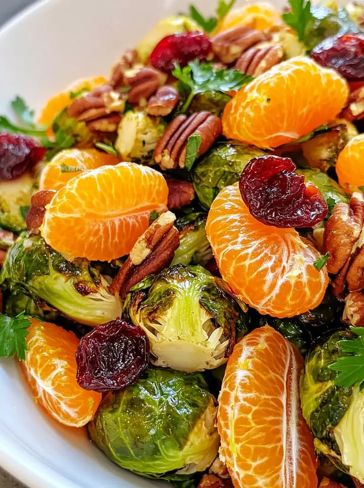 best roasted brussels sprouts mandarin