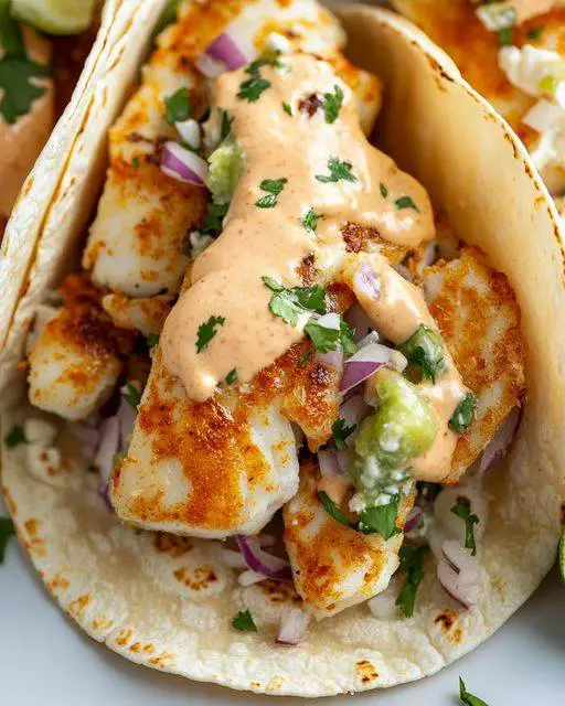 best zesty fish tacos sriracha