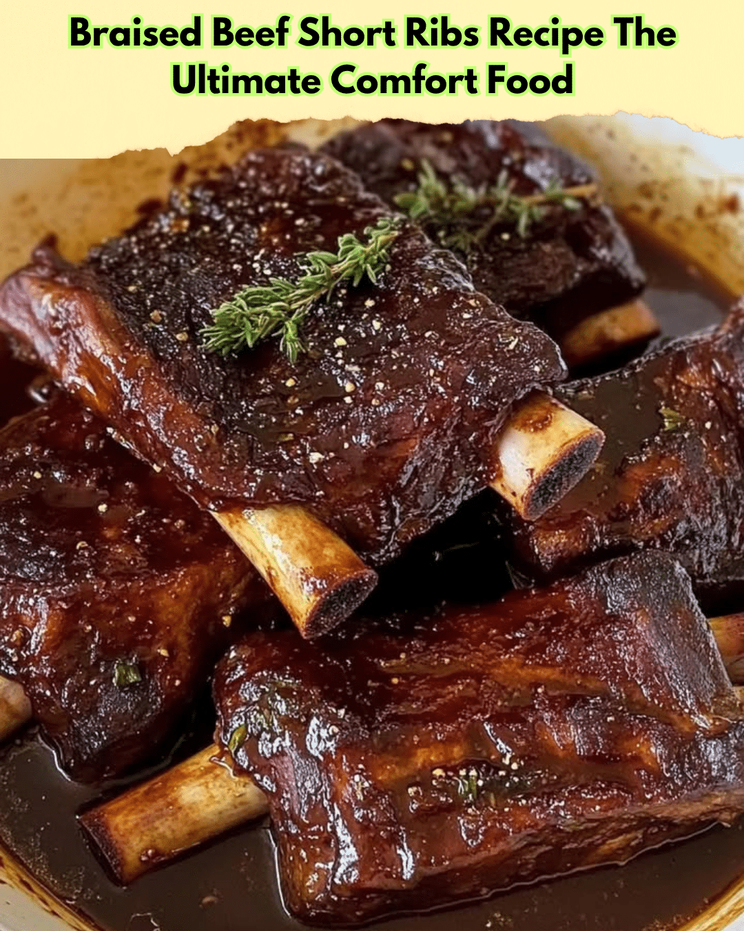braised beef short ribs