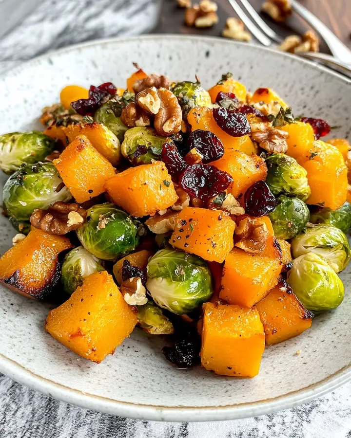 butternut squash brussels sprouts