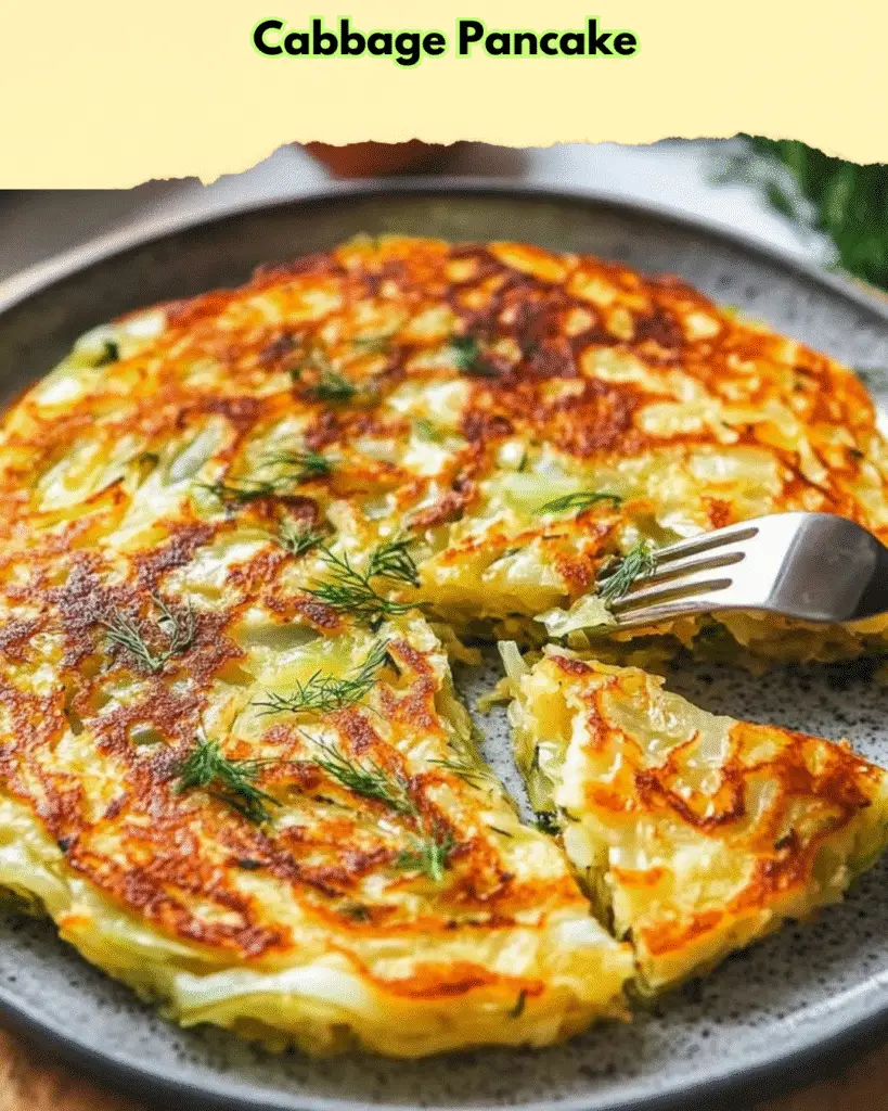 cabbage pancake recipe